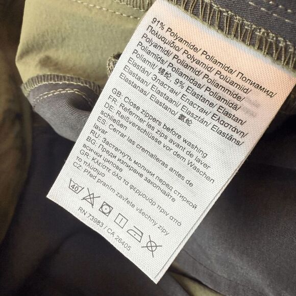 Helly Hansen Men's Campfire UPF 50+ Belted Flat Front Hiking Shorts Green Medium - Picture 4 of 9